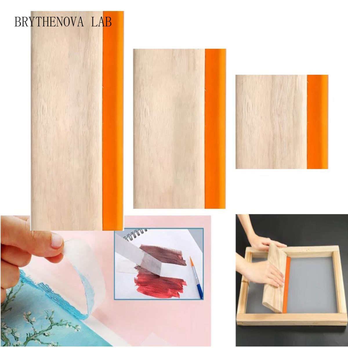 Commercial Printing Ink - 13/16/24/27/33/50cm Screen Printing Squeegee Silk Stencil