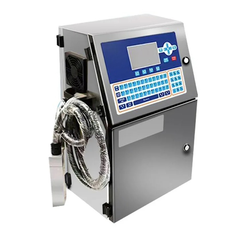 Commercial Glass Printing - 1-4 Lines Date inkjet printing machine