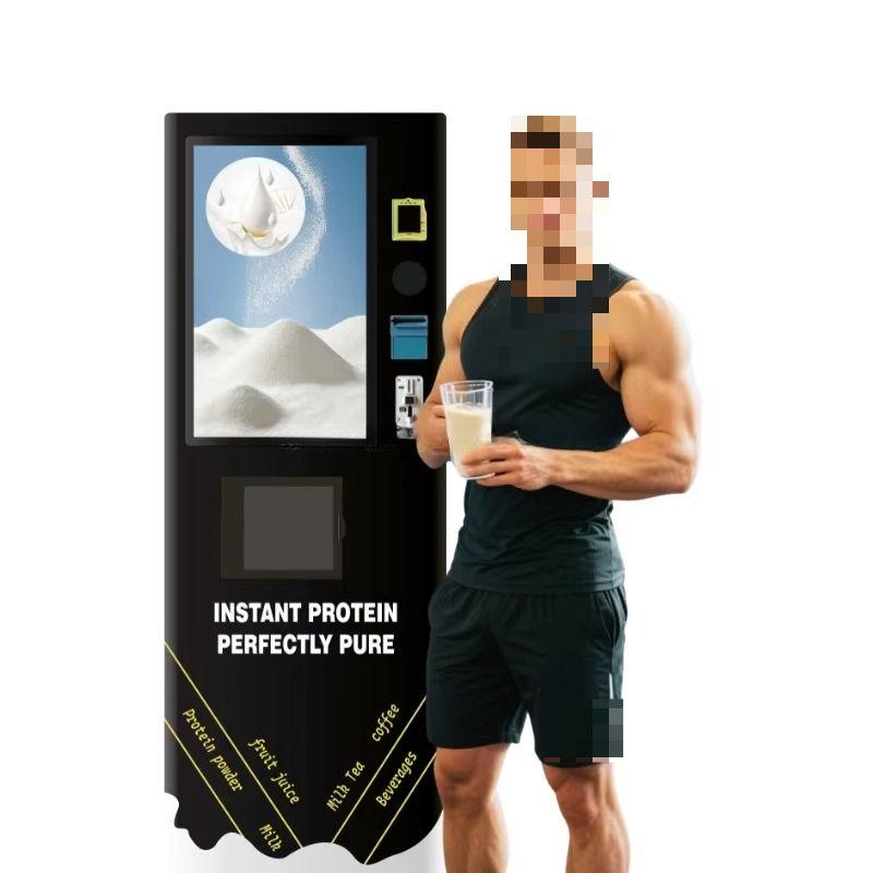 Commercial Printing Logo - Commercial protein powder mixers, vending machines,