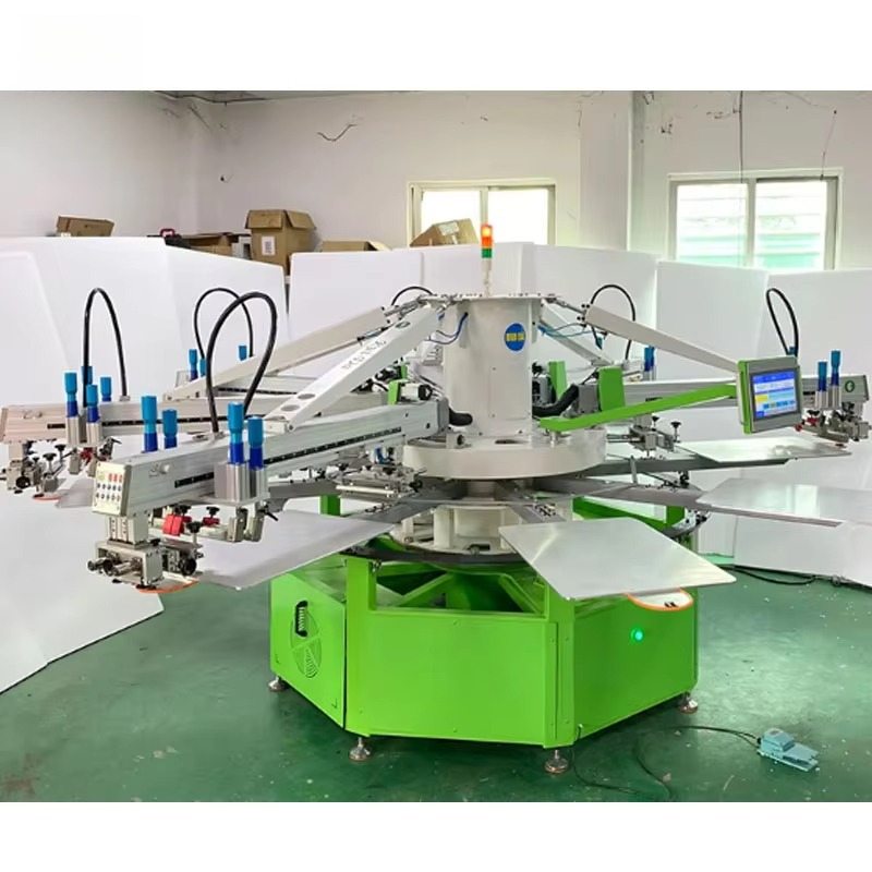 Flash Dryer Screen Print - New Arrival Automatic 6 Color 8