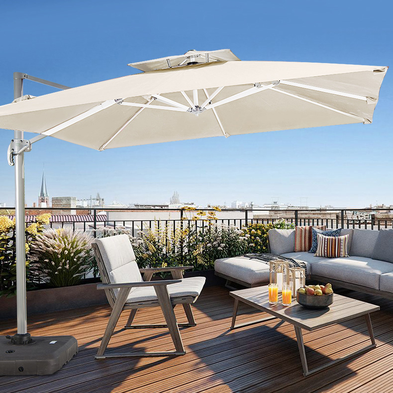 Commercial Printing Logo - Garden 10ft patio furniture beach umbrellas