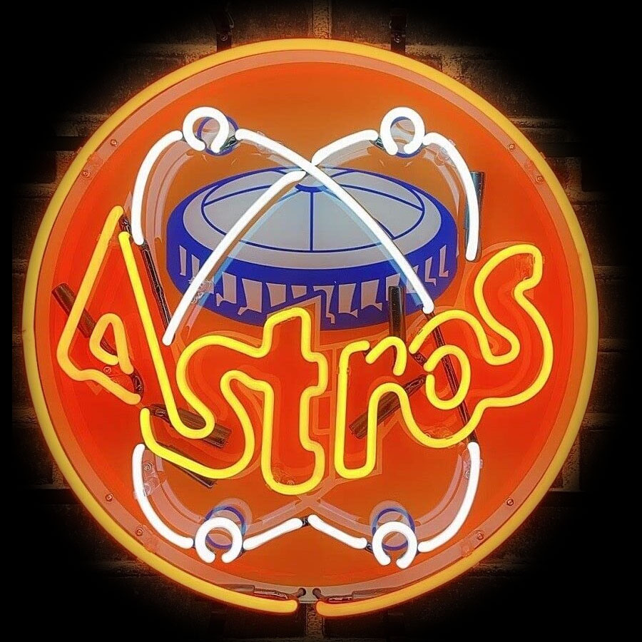 Commercial Glass Printing - Housto Astro Neon Signs neon bulb