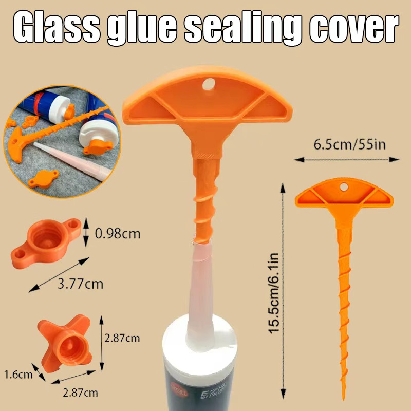 Commercial Glass Printing - 3pcs Sealant Nozzle Cleaner & Cap