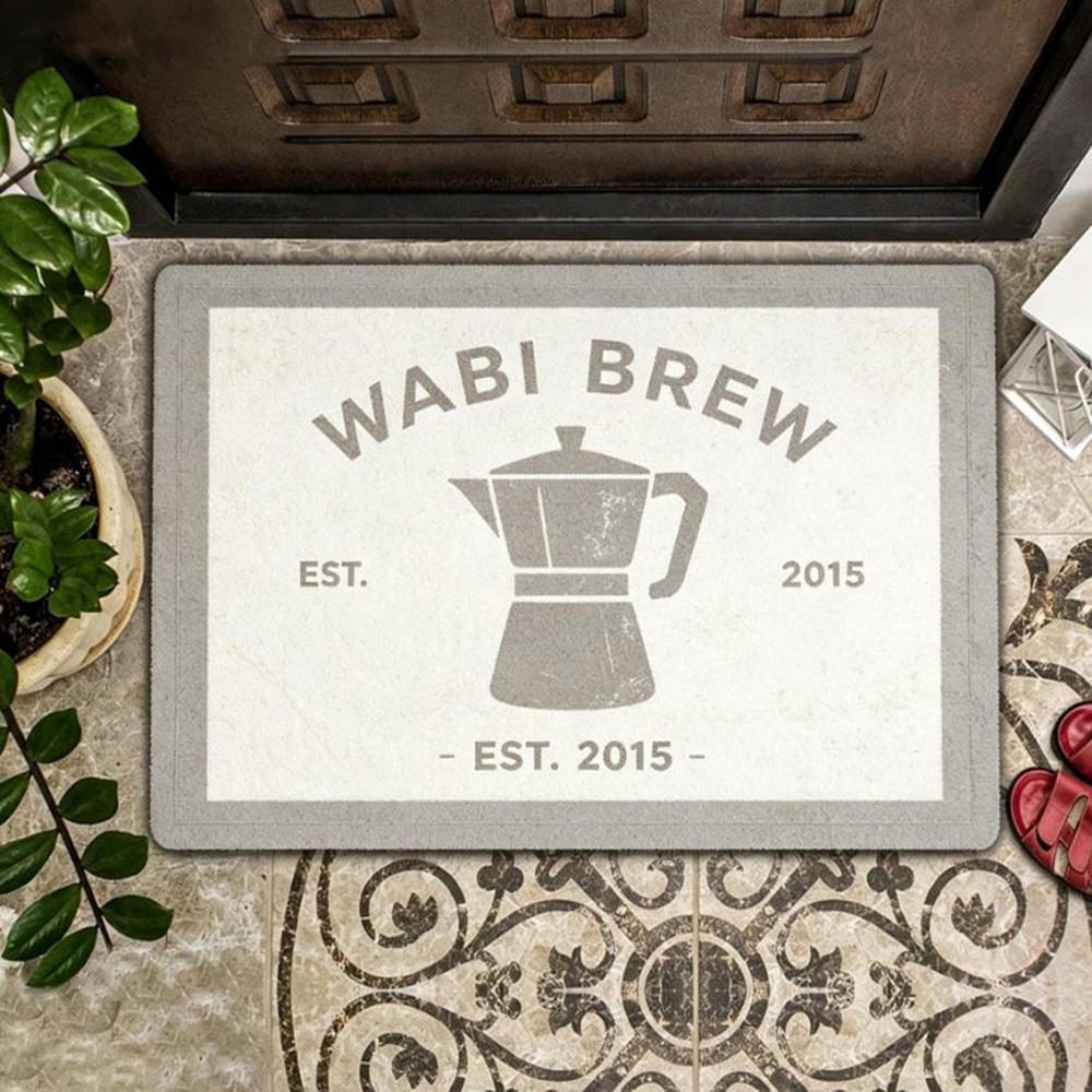 Commercial Printing House - Rug cafe shop custom logo print