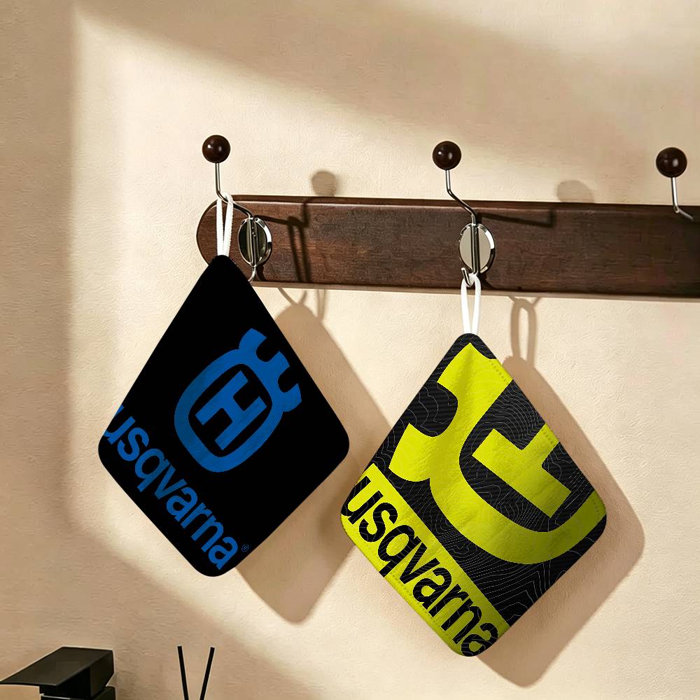 Commercial Printing Logo - H-Husqvarnas Logo Polyester Cotton Hand Wiping