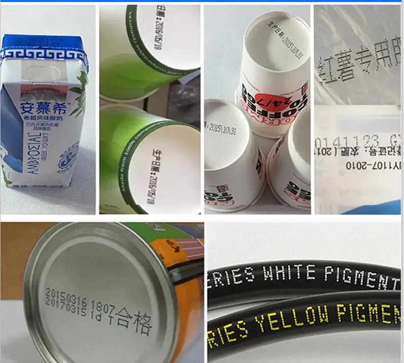 Commercial Glass Printing - 1-4 Lines Date Inkjet Printing Machine