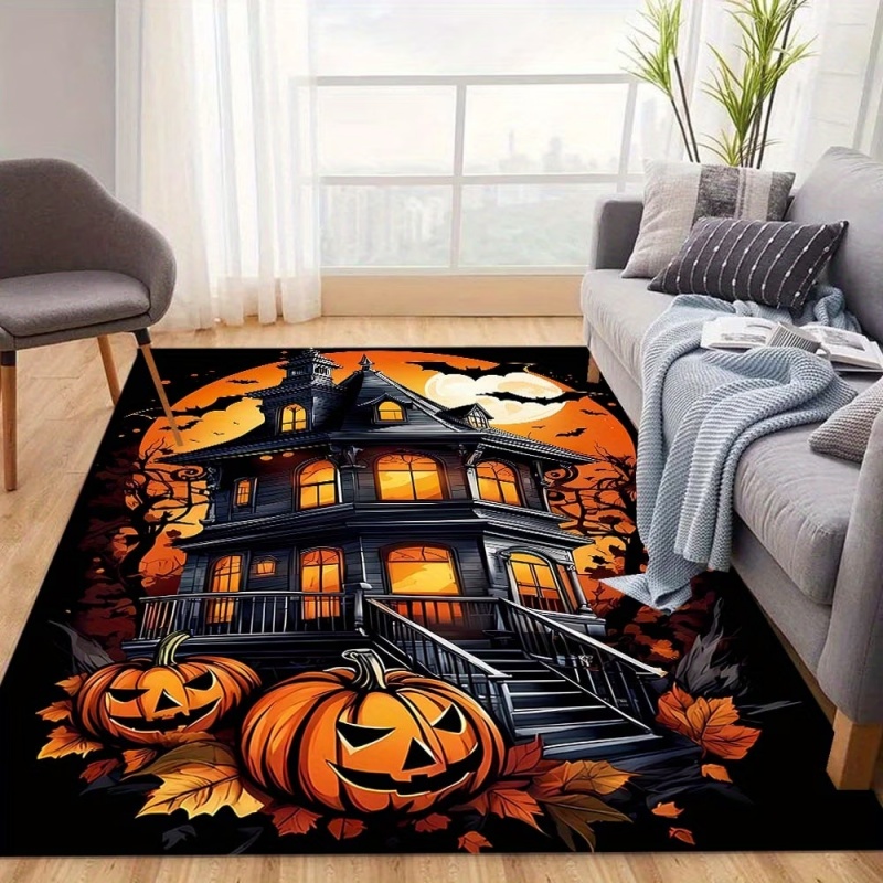 Commercial Printing House - Newest Carpet Halloween Haunted House Pumpkin