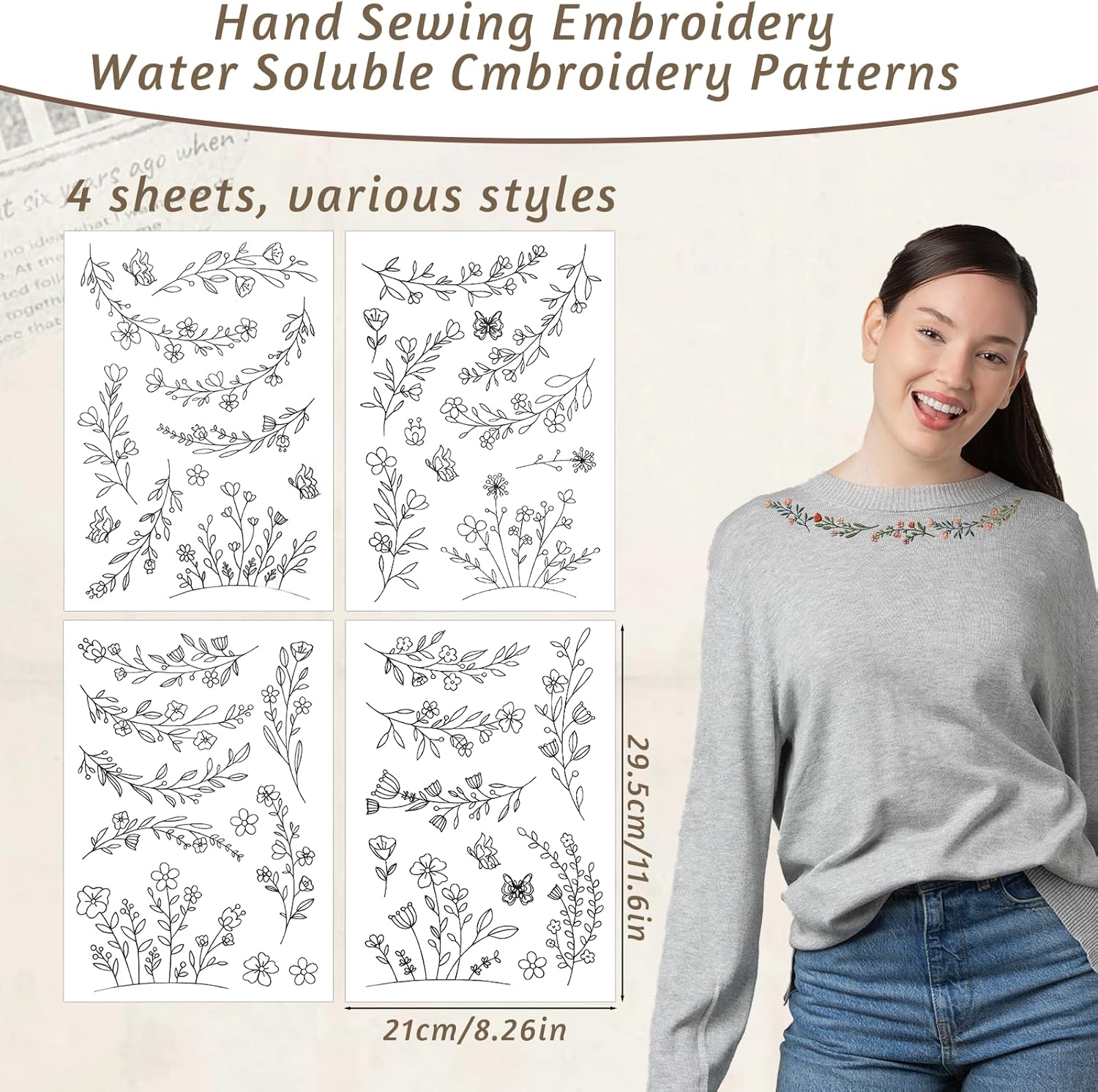 Stick & Stitch Water Soluble E - Embroidery Stabilizer Backing ulasan dan harga