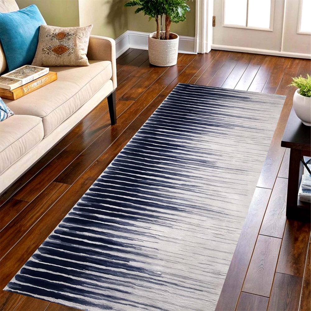 Navy Gradient Stripe Long Runn - Commercial Printing House ulasan dan harga