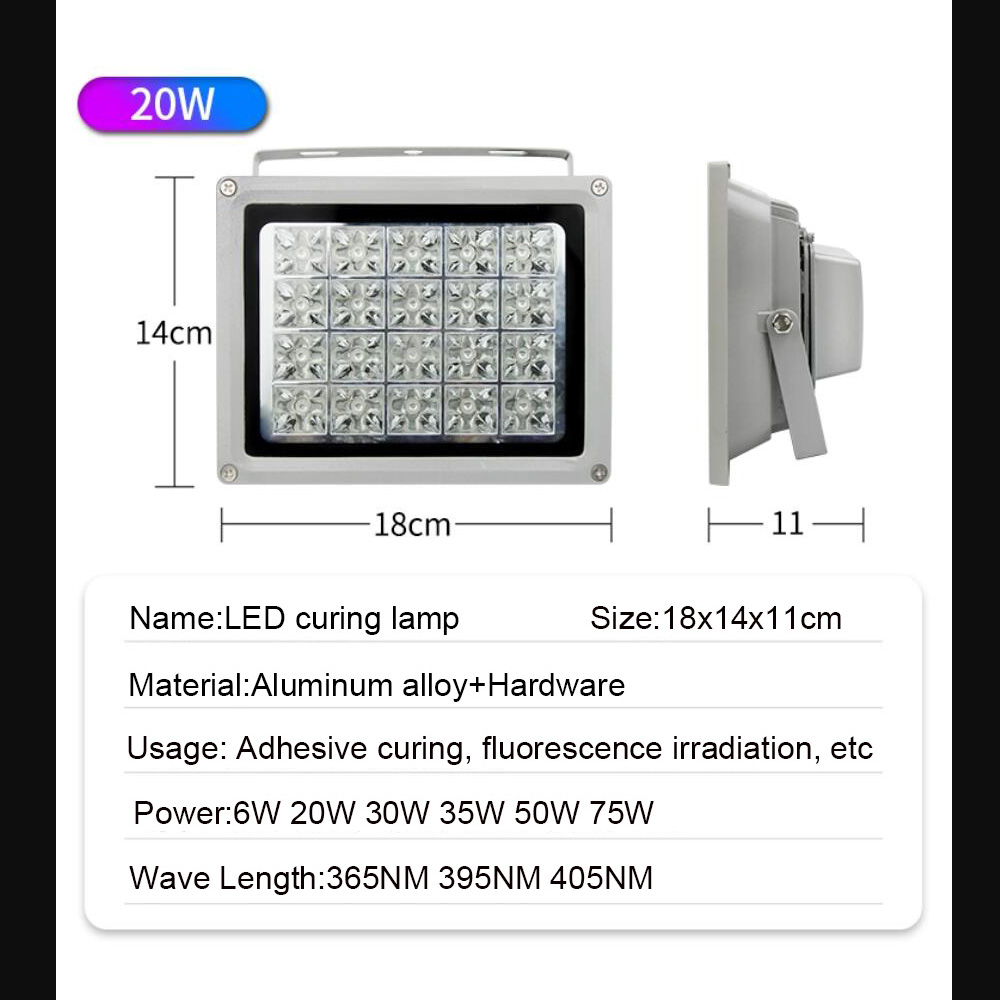 LED UV Curing Lamp 3D Resin Dr - Commercial Resin Printing ulasan dan harga
