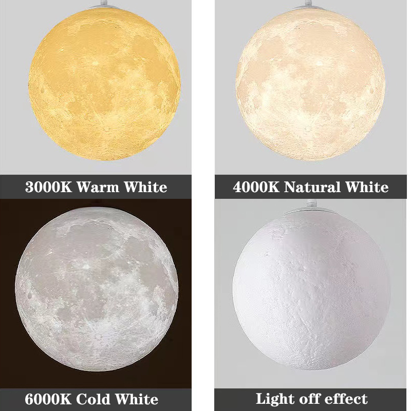Creative 3D printed moon chand - Commercial Resin Printing ulasan dan harga