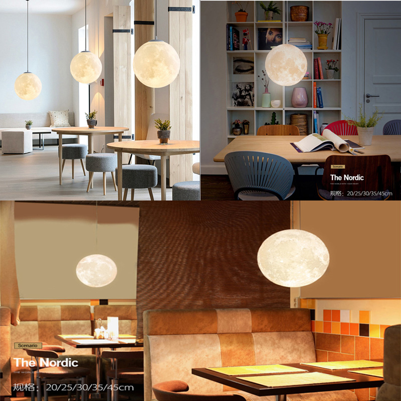 Creative 3D printed moon chand - Commercial Resin Printing ulasan dan harga