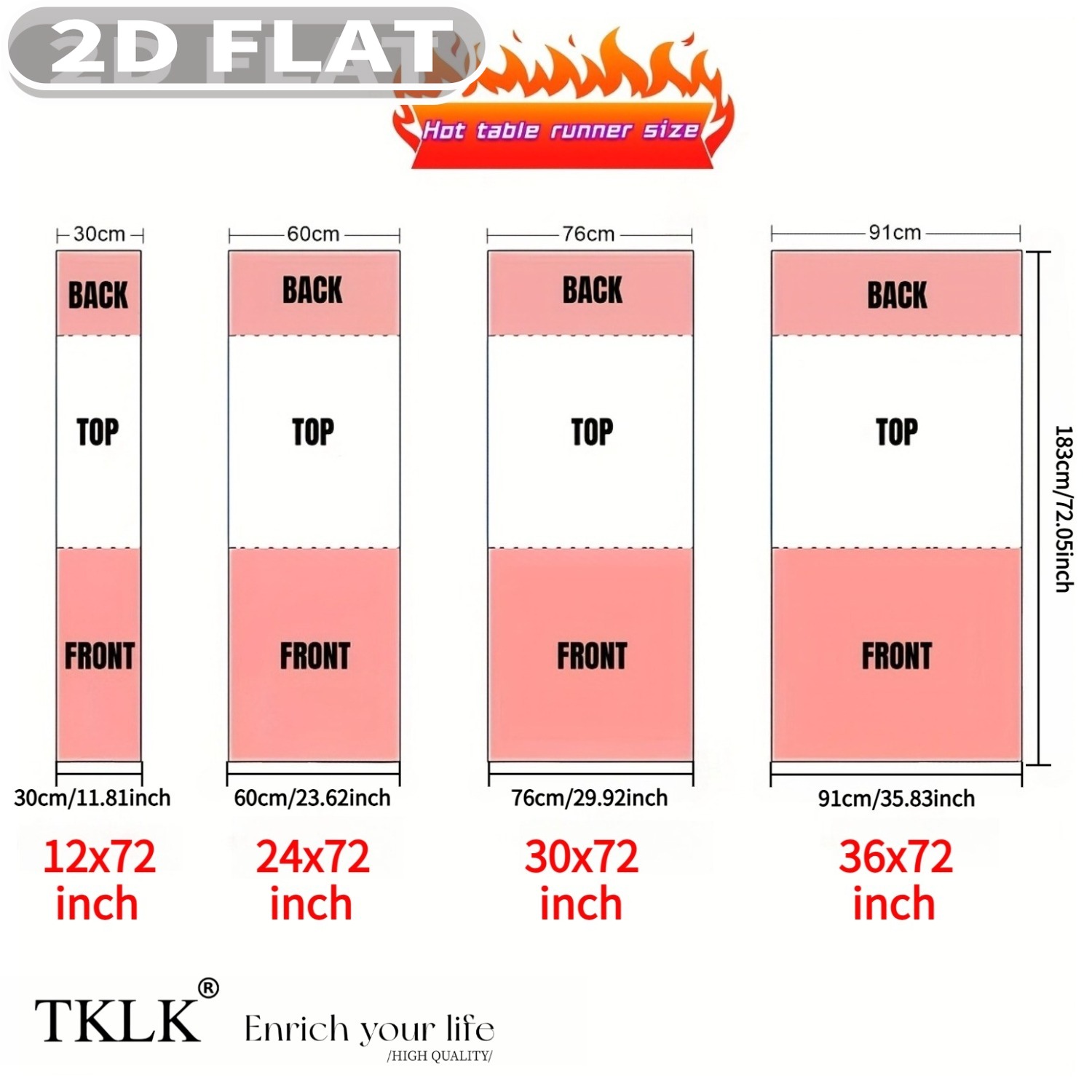 1pc Customizable Polyester Tab - Commercial Printing Ink ulasan dan harga
