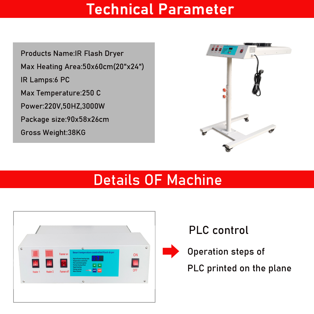 Factory Price  Ir Silkscreen S - Flash Dryer Screen Print ulasan dan harga