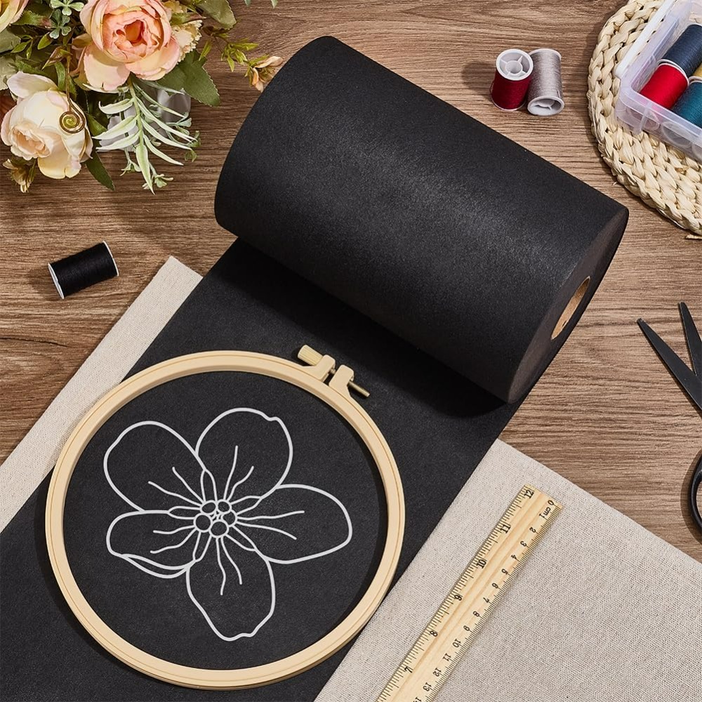 Black Cut Away Embroidery Stab - Embroidery Stabilizer Backing ulasan dan harga