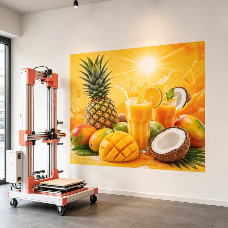 Commercial Grade UV Wall Print - Commercial Glass Printing ulasan dan harga