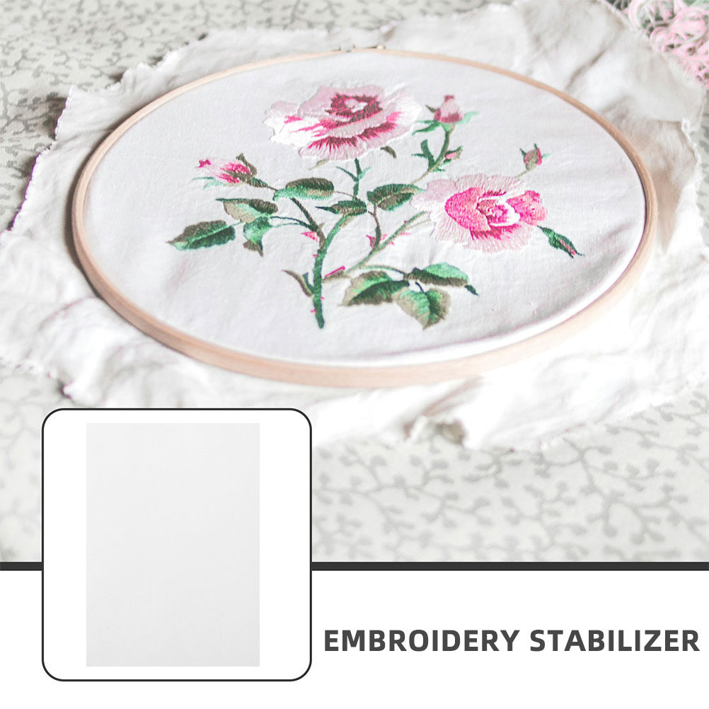 4Pcs Adhesive Embroidery Stabi - Embroidery Stabilizer Backing ulasan dan harga