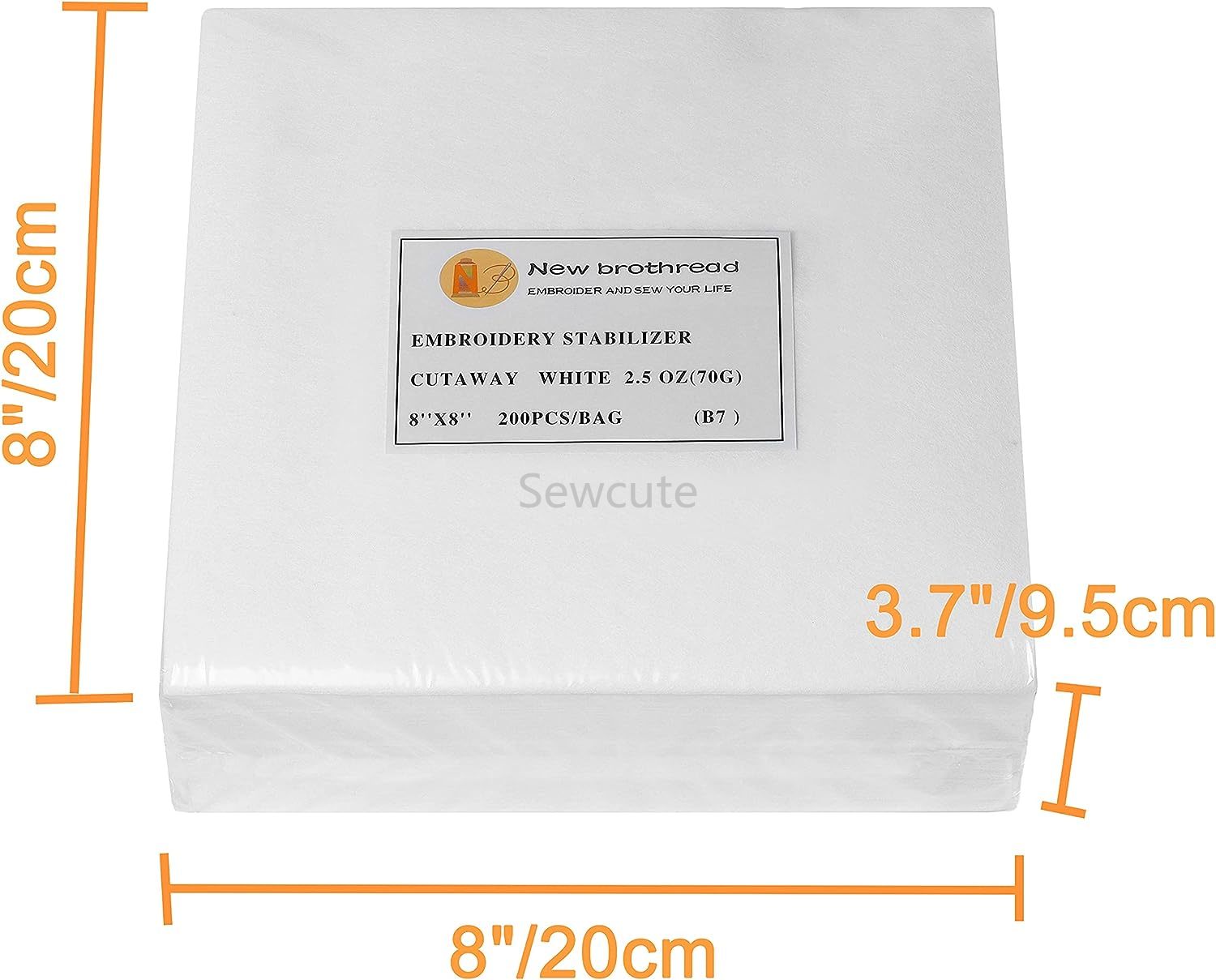 100sheets New brothread Cut Aw - Embroidery Stabilizer Backing ulasan dan harga