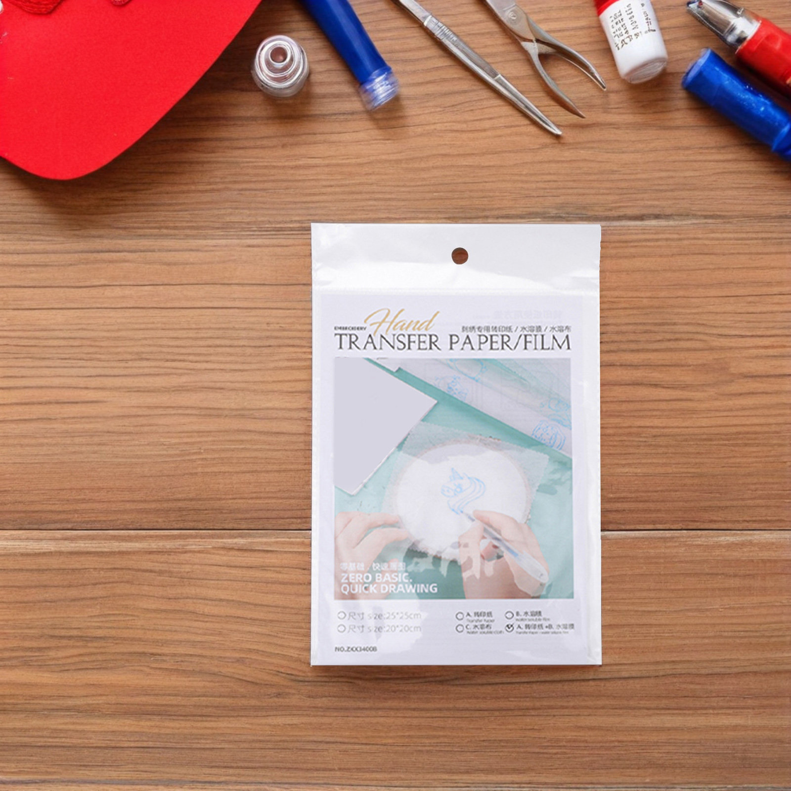 20Pcs Water Soluble Embroidery - Embroidery Stabilizer Backing ulasan dan harga