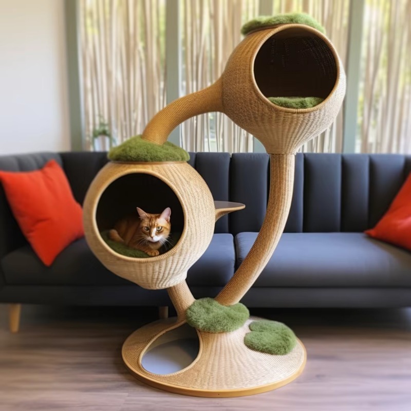 Modern Cat Apartment House, 3D - Commercial Printing House ulasan dan harga