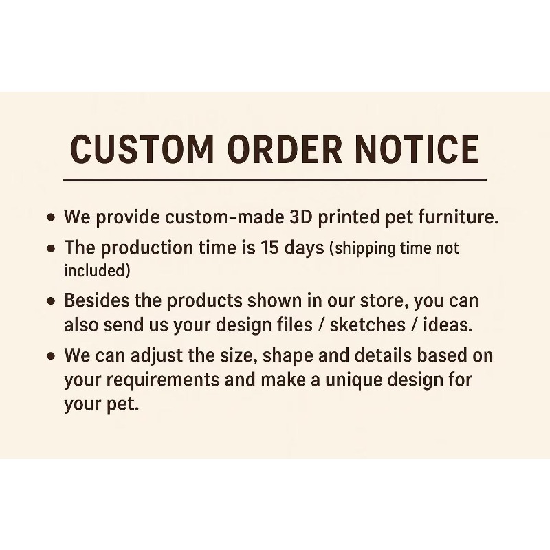 Modern Cat Apartment House, 3D - Commercial Printing House ulasan dan harga