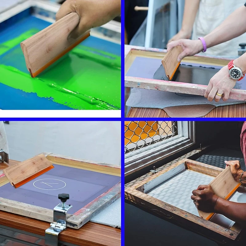 13-50cm Wood Handle Screen Pri - Commercial Printing Ink ulasan dan harga