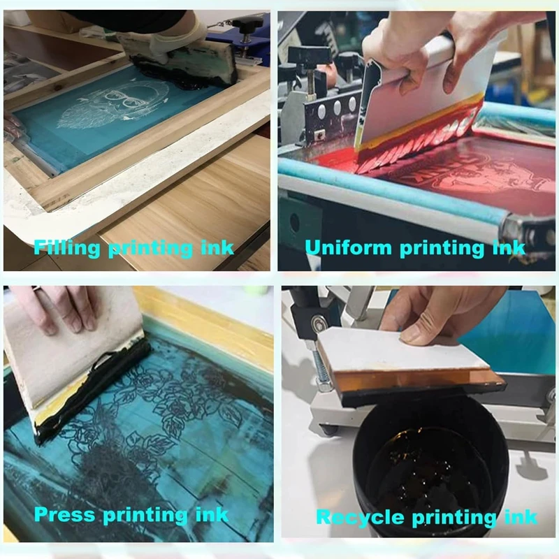 13-50cm Wood Handle Screen Pri - Commercial Printing Ink ulasan dan harga