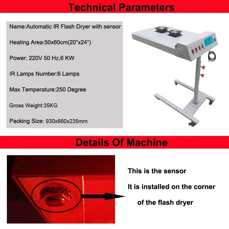 Temperature Control Flash Drye - Flash Dryer Screen Print ulasan dan harga