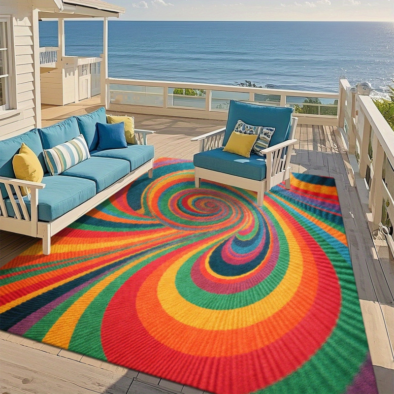 VIKAMA Rainbow Swirl Print Out - Commercial Printing House ulasan dan harga