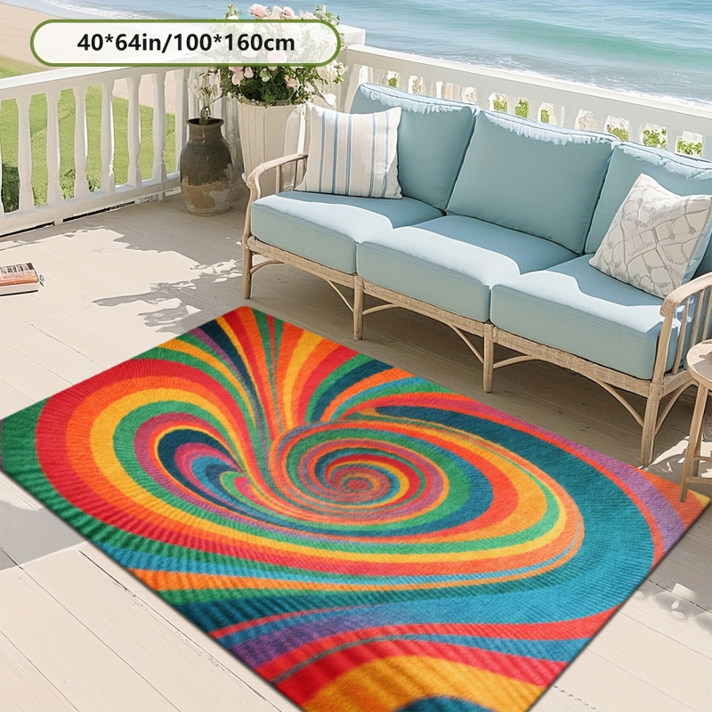 VIKAMA Rainbow Swirl Print Out - Commercial Printing House ulasan dan harga