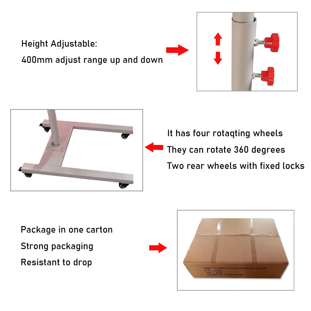 3000w 360-degree Rotating Shir - Flash Dryer Screen Print ulasan dan harga